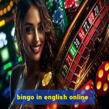 bingo in english online