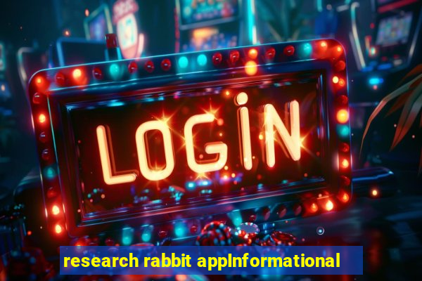 research rabbit appInformational