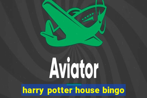 harry potter house bingo