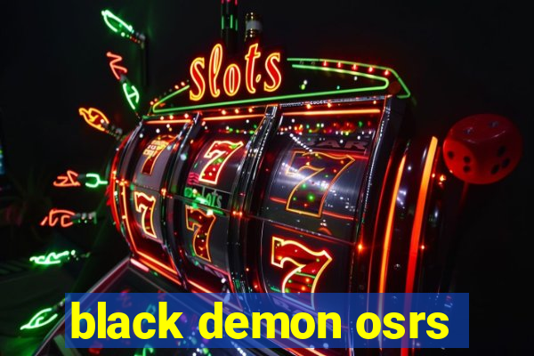 black demon osrs