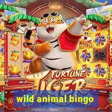 wild animal bingo