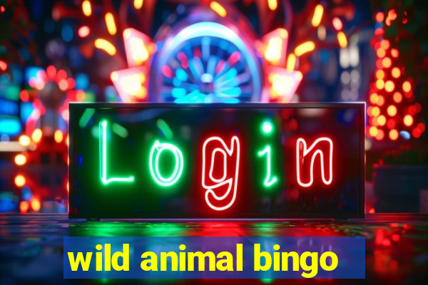 wild animal bingo