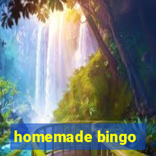 homemade bingo