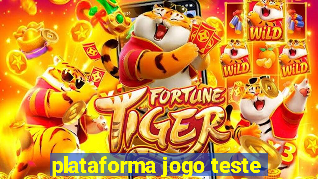 plataforma jogo teste