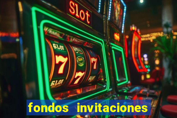 fondos invitaciones de bingo para editar