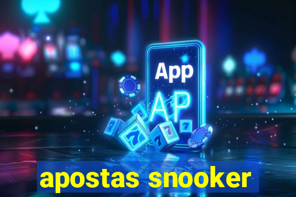 apostas snooker