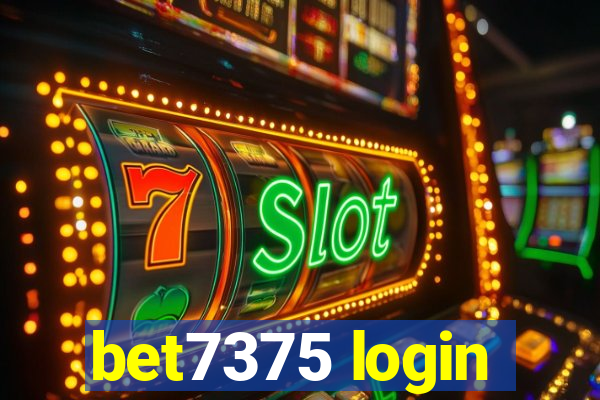 bet7375 login