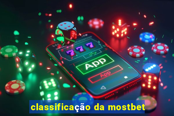 classificação da mostbet