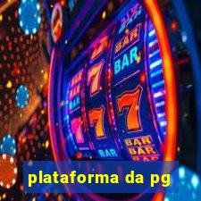 plataforma da pg