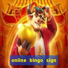 online bingo sign up bonus