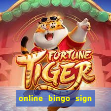 online bingo sign up bonus