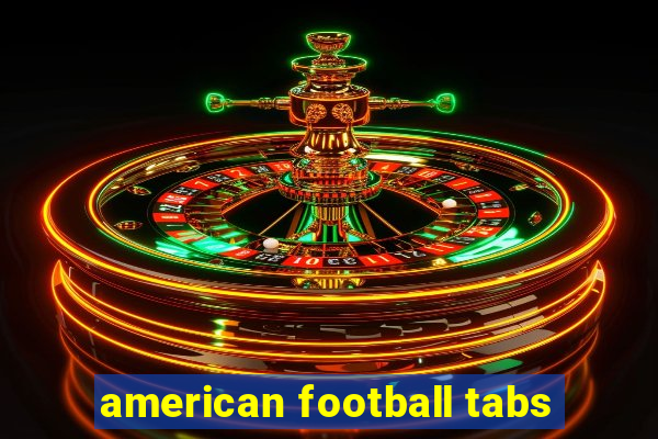 american football tabs