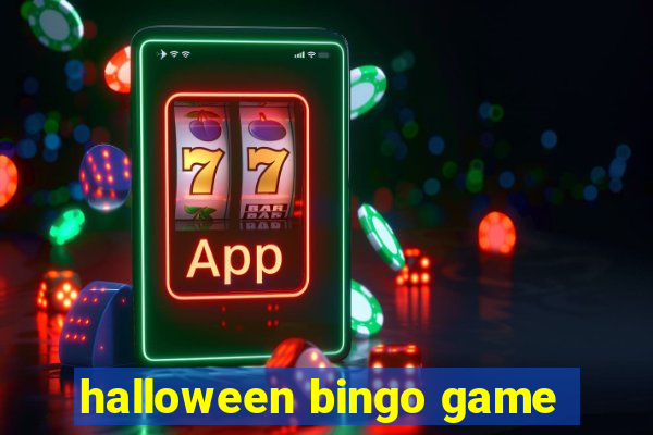 halloween bingo game