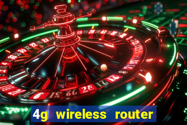 4g wireless router with sim card slot