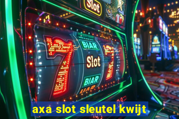 axa slot sleutel kwijt