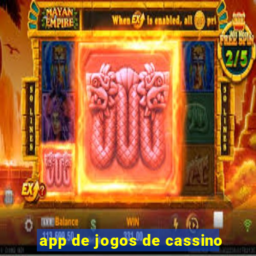 app de jogos de cassino