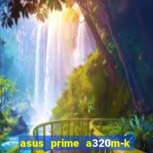 asus prime a320m-k m2 slot