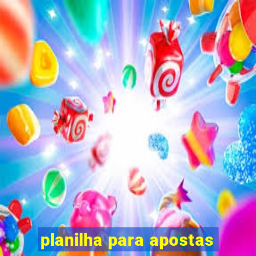 planilha para apostas