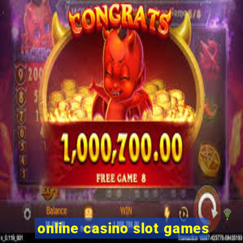 online casino slot games