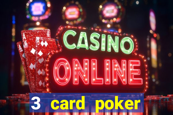 3 card poker casino odds