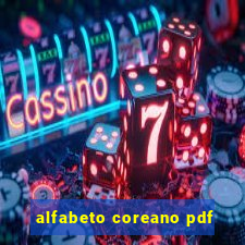 alfabeto coreano pdf