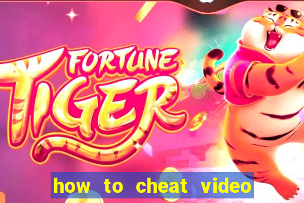 how to cheat video slot machines