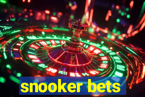 snooker bets