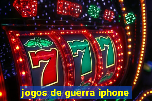 jogos de guerra iphone