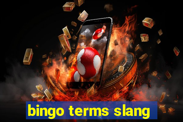 bingo terms slang