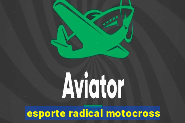 esporte radical motocross