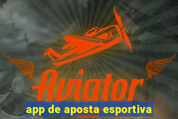 app de aposta esportiva