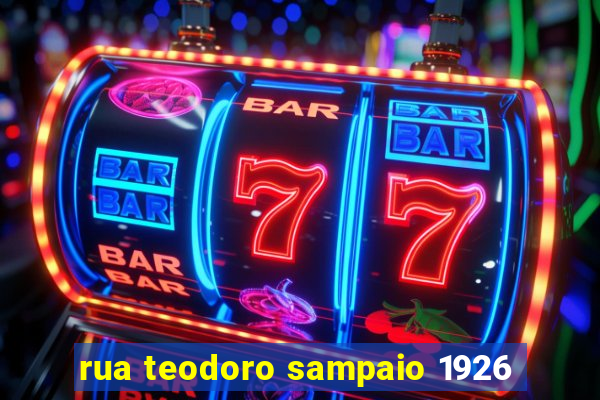 rua teodoro sampaio 1926