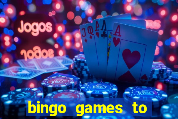 bingo games to play for free