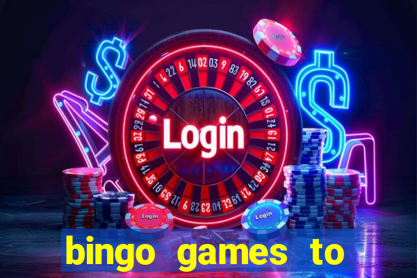 bingo games to play for free