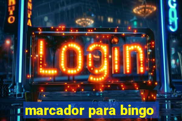 marcador para bingo