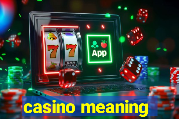 casino meaning