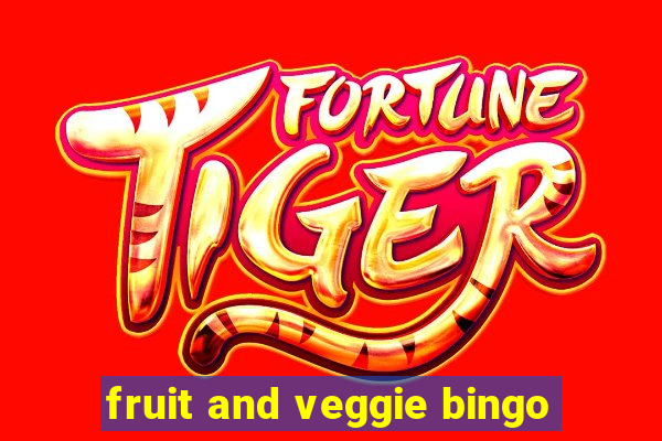 fruit and veggie bingo