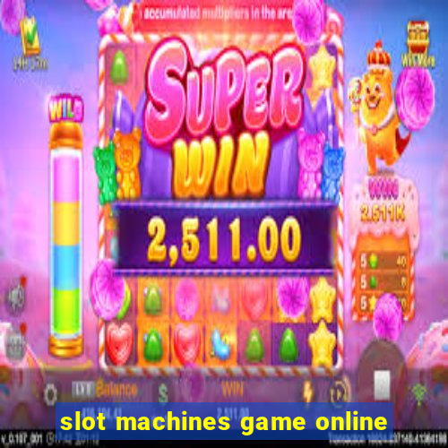 slot machines game online