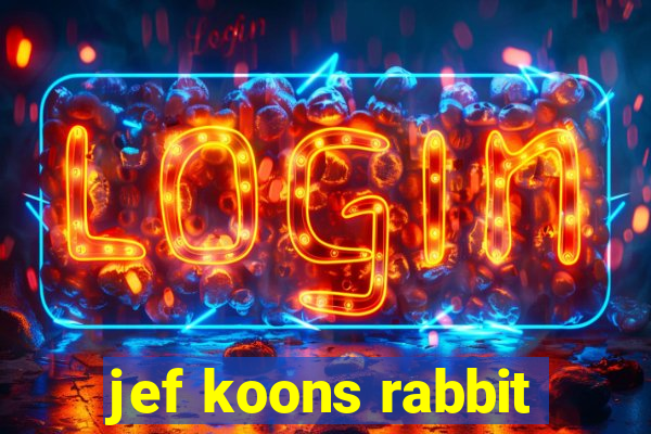 jef koons rabbit