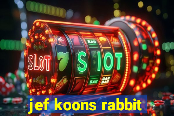 jef koons rabbit