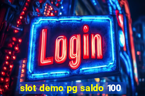 slot demo pg saldo 100