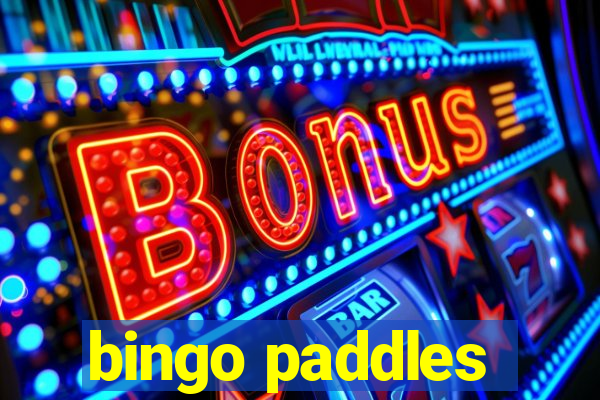 bingo paddles