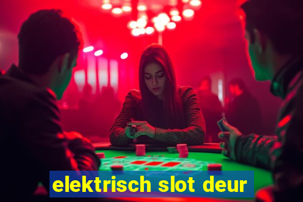 elektrisch slot deur