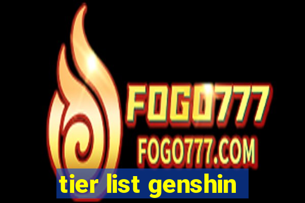 tier list genshin