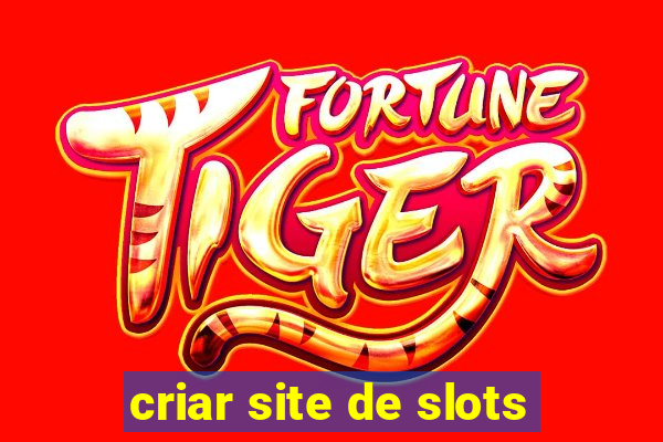 criar site de slots