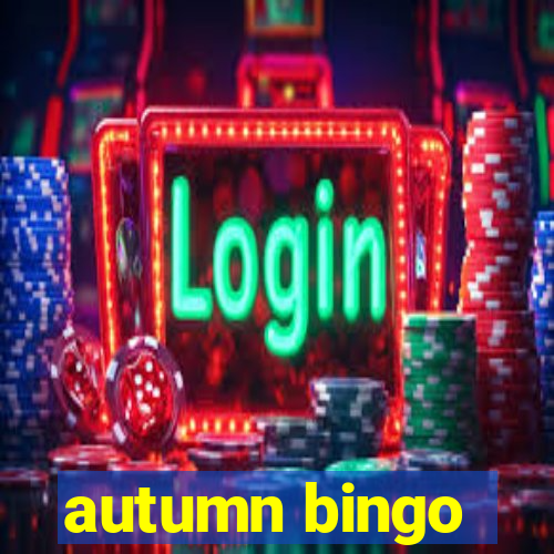 autumn bingo