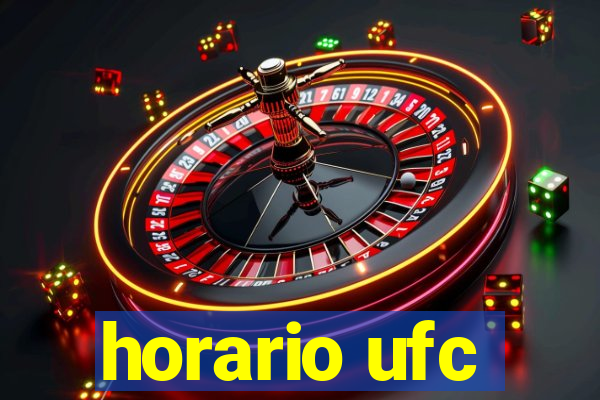 horario ufc