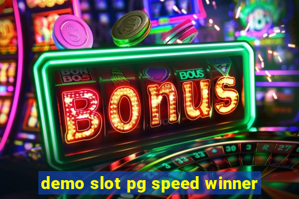 demo slot pg speed winner