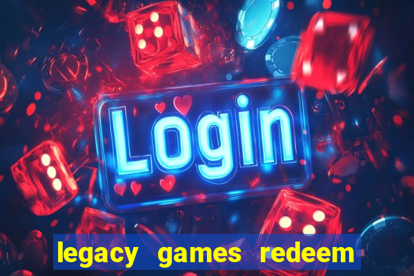 legacy games redeem code prime