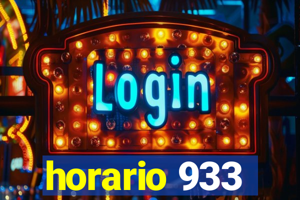 horario 933